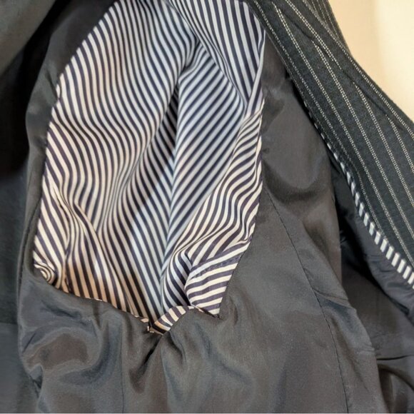 Banana Republic Long & Lean Pinstripe Blazer Womens Size 12 Academia Business - Picture 11 of 11